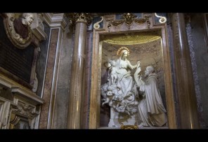 카르멜산의 동정 마리아와 성 시몬 스톡_photo by Lawrence OP_in the church of Sta Maria della Vittoria in Rome.jpg